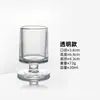 Estilo ins tallado nicho mini con pies copa de vino pequeña copa Baijiu copa licor fuerte casera copa de un trago simple copa Shochu
