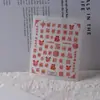 Adesivos de estilo chinês tradicional, apresentando cores vermelhas vibrantes, símbolos auspiciosos e motivos de felicidade dupla, perfeitos para decorações festivas de ovos DIY e nail art