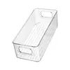 Caja de Almacenamiento para Escritorio de Dormitorio Tira Larga Rectángulo Estrecho Largo Acrílico Transparente Desorden Artículos Pequeños Divisor de Cajón Caja