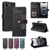 Adecuado para Funda de Teléfono Móvil tipo Cartera para Iphone16E Almacenamiento de Tarjetas Multifunción Tapa Plegable 16Promax Correa Cubierta Protectora