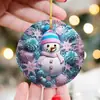 Decorações de Natal com Nova Atmosfera Transfronteiriça, Enfeites de Árvore de Natal, Renas de Natal, Bonecos de Neve e Pinguins