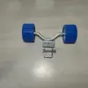 Conjunto de roletes para acessórios de reboque marítimo, reboque de lancha e barco inflável, conjunto de roletes azul de duas cabeças, quatro cabeças, seis cabeças, roletes laterais