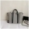 Bolso Tote de Lona para Mujer Nuevo 2026 Verano Alta Apariencia Moda Bolso de Mano Gran Capacidad Bloqueo de Color Bolso Cruzado