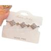 Pulsera de flor de circón microincrustado de perforación completa de alta resistencia, cadena de cuerda de mano nueva de personalidad de nicho dulce y gentil para niños