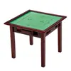 Mesa de Mahjong Doméstica de Madera Maciza, Mesa de Mahjong Simple de Manivela Manual, Mesa de Comedor para Dormitorio, Mesa de Doble Propósito para Comer y Jugar Juegos, Mesa de Mahjong