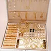 Conjuntos de Joyería Retro Más Vendidos Transfronterizos Europeos y Americanos, Joyería de Aleación con Perlas de Imitación, Conjuntos de Joyería de Collar y Aretes de Gama Alta