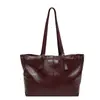 Bolsa de Ombro Única Grande Capacidade Estilo Coreano Relaxada Moda Outono/Inverno 2026 Versátil Tendência Bolsa de Axila Bolsa Tote para Trabalho para Mulheres