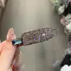 Accesorios para el Cabello Estilo Dongdaemun Coreano Clip para el Cabello Súper Brillante con Pedrería de Cristal Pinza de Pato Pinza Lateral Pinza Bb Pasador Adorno para el Cabello