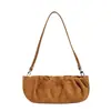 Bolso Nube Fruncido Estilo Francés, Bolso Rojo de Nicho para Viajes Diarios para Mujer, Bolso de Hombro de Gama Alta para Debajo del Brazo, Bolso de Mano para Mujer