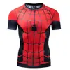 Estilo Europeo y Americano Impresión Digital 3D Hombres y Mujeres Delgado Fitness Manga Corta Hombres Nueva Camiseta de Fitness Venta Directa de Fábrica