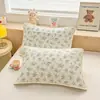 Comércio Exterior Têxteis para Casa Ebay Amazon Algodão Puro Gaze de Camada Dupla Fronha Estilo Fresco Fronha Protetor de Almofada Atacado