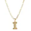 Amazon Transfronterizo Nuevo Collar de 26 Letras Collar con Colgante de Letra Cadena Extendida de Clip de Papel Joyería Gótica para Mujeres