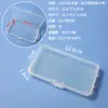 Caja Rectangular Transparente de Plástico PP para Tarjetas de Papel de Arroz, Accesorios para Pesca, Caja de Almacenamiento de Embalaje de Plástico para Amazon Transfronterizo
