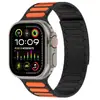 Adecuado para Correa de Reloj Apple iWatch S10 Acolchada con Raya Magnética de Silicona, Compatible con Todas las Generaciones de 1 a 9 y Se