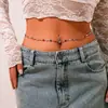 Joyería Transfronteriza Europea y Americana, Accesorios Metálicos Geométricos en Forma de Estrella Dulces y Frescos, Cadena Corporal Simple, Cadena de Corazón, Cadena de Cintura Sexy