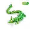 Figura de Dragón de Cristal Impresa en 3D con Articulaciones Móviles, Coleccionable Popular Transfronterizo, Juguete Creativo con Articulaciones Móviles