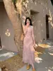[Oferta Especial, Sem Devoluções ou Trocas] Vestido de Verão Cintura Alta Xiu Xixi 2026 com Estampa Pura Desejo Estampa de Férias K88649