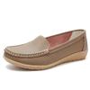 Sapatos Femininos Plus Size Sapatos Baixos Sapatos Beanie Sapatos para Idosos e Meia-Idade Sapatos de Mãe de Sola Macia Sapatos de Enfermeira Brancos 44