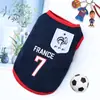 Colete de fã espanhol roupas de pet colete para cães e gatos roupas para cães vestuário para cães suprimentos para gatos vestuário