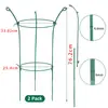 Jaula de Protección para Orquídeas Transfronteriza, Amarilis, Lirio, Soporte para Plantas Verdes, Estante Circular de Hierro Multicapa Anticaídas