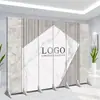 Pantalla de Oficina Personalizada Partición Pared de Fondo Empresa Negocios Bloqueo Plegable Móvil Simple Moderna Pantalla de Eventos