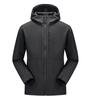Chaqueta con Capucha Softshell para Hombre de Otoño e Invierno, Abrigo con Cremallera Ykk, Cortavientos, Impermeable, Resistente al Desgaste, Chaqueta para Montañismo al Aire Libre, Personalizable