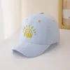 Bonés de Beisebol para Primavera e Outono para Meninos e Meninas, Bonés Infantis Estilo Coreano, Chapéus de Bebê, Chapéus de Sol Bordados com Letras para o Verão