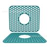 Almofada Drenante de Silicone Popular para Torneira, Almofada para Pia, Almofada de Secagem, Almofada de Silicone à Prova de Salpicos para Pia de Banheiro e Cozinha