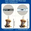 Tapón de Polvo para Teléfono Lindo Pe Ovalado Colgante Popular 2D Acrílico Transfronterizo Ty Diseño Plano de Gato