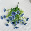 Flores Artificiais Prontas do Fabricante Eucalipto Violeta Amazon Mais Vendido Transfronteiriço Buquê de Flores Artificiais Decoração de Flores de Rede