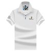 Camiseta de Verano de Algodón Bordada para Hombre Ali Tiger Cuello Polo Manga Corta Ropa para Hombre Padre Esposo Hombres de Negocios