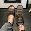 Pantuflas de Lino de Invierno para Mujer, Uso en Casa para Parejas, Pantuflas de Algodón con Suela Suave de PVC Antideslizante para Pisos de Madera en Interiores para Hombre