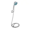 Bico de Saída de Silicone para Chuveiro de Banheiro Doméstico Chuveiro de Grande Volume Chuveiro Curvo Arbitrário Conjunto de Chuveiro de Aço Inoxidável