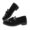 Zapatos Casuales Transfronterizos Europeos y Americanos para Mujer sin Cordones Talla Grande Borla Transfronteriza Talla Grande Nuevos Mocasines de Comercio Exterior para Mujer Venta al por Mayor Talla Grande