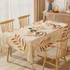 Mantel fresco y sencillo estilo ins, lujo ligero, impermeable y a prueba de aceite, rectangular, adecuado para sala de estar y mesa de comedor del hogar, personalizable