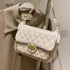 Bolso de Textura de Gama Alta para Mujer 2021 Otoño e Invierno Nuevo Moderno Ins Cadena Bolso Versátil Moderno Bolso de Hombro Bolso Cruzado