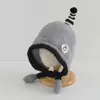 Gorro para niños, gorro con forma de estrella, gorro de punto para bebé, gorro de punto para otoño e invierno, estilo lindo y versátil, unisex, mantiene a los bebés abrigados y protege sus orejas