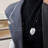 Acero de titanio no se decolora cuerda de cera cadena de suéter collar estilo europeo y americano accesorios de celebridad de internet sentido de diseño alto estilo callejero raqueta