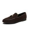 Zapatos de Hombre de Moda Otoño 2025 Mocasines de Gamuza Nobuck con Borlas