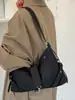 Bolsa feminina texturizada Shuai Mi Jia, grande capacidade, nova bolsa transversal de nicho outono 2026, bolsa tote vintage para o dia a dia