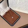 Collar de Plata de Ley S925 Trébol de Cuatro Hojas Paraíba para Mujer Estilo Japonés Exquisito Gama Alta Nicho Lujo Ligero Versátil Cadena para Clavícula