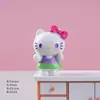 Gatinho Colorido de Resina em Pé Figura de Brinquedo Tendência Decoração de Carro, Escritório, Mesa Venda por Atacado