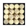 Suprimentos de Decoração de Natal Veludo Plástico Pintado Flocado Conjunto de Bolas de Natal para Casa Árvore de Natal Bolas para Pendurar no Teto