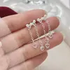 Mueve tu Corazón~Pendientes de Borla de Corazón Imitación Perla Atmosféricos y Exquisitos Diseño de Nicho Pendientes de Corazón de Perla