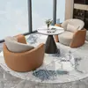 Lobby de Hotel de Luxo Leve, Clube VIP, Área de Descanso para Escritório, Área de Recepção e Negociação, Sofá do Departamento de Vendas