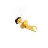 Acero Inoxidable Cremallera Distintiva Aretes de Botón Aretes Perforaciones Acero Inoxidable Puro