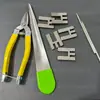 Agulha de Aço Rosqueada 2,5 mm para Cestas Artesanais, Bandejas de Frutas e Ferramentas Manuais; Agulha Especial para Fechar e Passar Fio