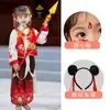 Traje de Nezha Niñas 2025 Nuevo Estilo Extranjero Traje Tang para Niños y Niñas Traje de Cosplay para Actuación de Junio