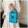 Caramelo de Goma Eva de Color Cueva Transfronterizo para Niños DIY Impermeable Bolsa de Playa Bandolera tamaño pequeño Mini Bolso Cuadrado