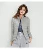 Abrigo Ligero Corto con Capucha para Mujer 90% plumón, Talla Grande, Chaqueta Ligera de plumón de Pato Blanco, Abrigo de plumón Estilo Nuevo al por Mayor